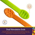 thumbnail image 4 of Special Supplies Duo Spoon Oral Motor Therapy Tools – Textured Stimulation Sensory Input for Babies & Toddlers – BPA Free Silicone Utensils (3 Pack), 4 of 9
