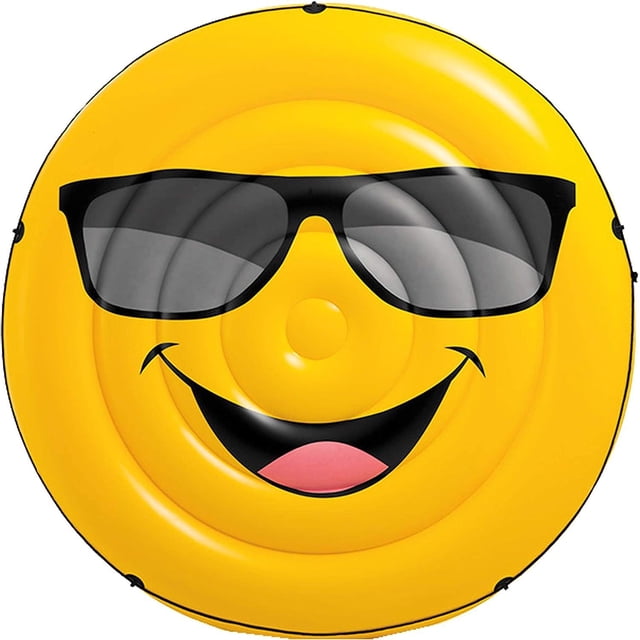Colchon Inflable Emoji Cara Sonriente Intex 57254