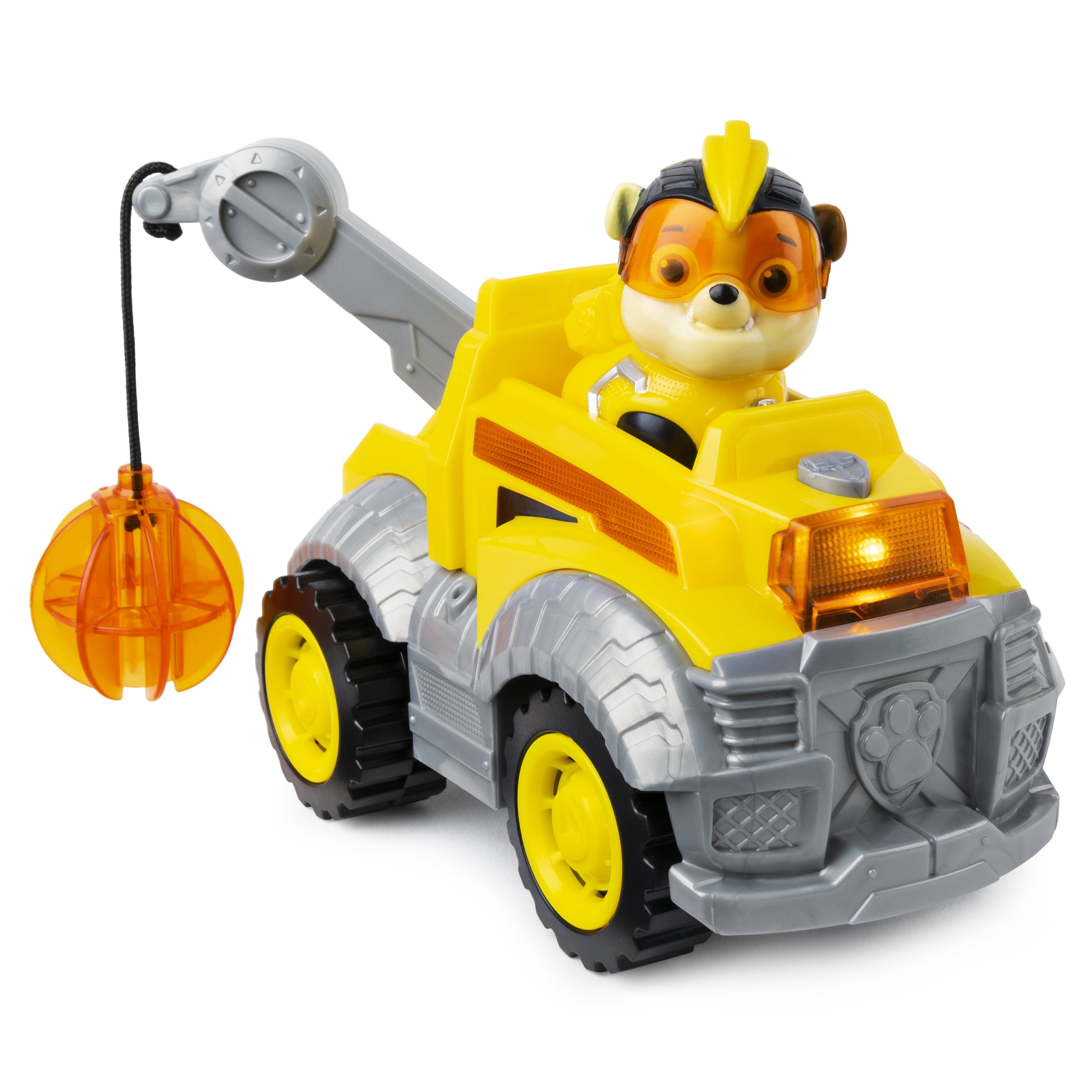 Paw Patrol Mighty Pups Super Paws Rubble S Deluxe Vehicle With Lights And Sound Walmart Com Walmart Com