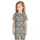 thumbnail image 5 of Balery Panda With Crown And Stars Conjunto de Pijama Infantil de Manga Corta con Estampado – Ropa de Dormir de Algodón Suave-Medium, 5 of 5