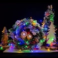 thumbnail image 4 of Morttic 33FT 100 LEDs String Lights,Black Wire Waterproof Fairy Lights 8 Modes ,Plug in Xmas Lights for Home, Garden, Wedding, Party, Christmas Decoration Indoor Outdoor,Multicolor, 4 of 7