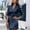 Black, variant on Leather Mini Dress Long Sleeve Wedding Guest Dress (Red XL)