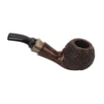 thumbnail image 4 of Pipa para fumar de madera de brezo, pipa de tabaco con filtro de núcleo de carbono de 9mm, regalo artesanal (superficie de Pock), 4 of 8
