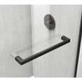 thumbnail image 6 of Elegant Kitchen and Bath Semi-frameless shower door 60 x 76 Matte Black, 6 of 12