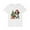 White, variant on Zwiiyzr Toddler Boys and Girls Christmas Shirts Fashion Cute Printed Casual Short Sleeve Crewneck Cotton Top 3-10 Years Black