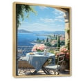 thumbnail image 2 of Designart "Coastal Provence Escape French Tranquility II" Nautical & Beach Floater Framed Canvas Wall Art, 2 of 7