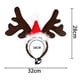 thumbnail image 4 of Diadema navideña para mascotas, sombrero de cuerno de ciervo, disfraz para perro, gato, vestido de fiesta para Cosplay (marrón) (1 unidad), 4 of 5