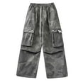 thumbnail image 5 of Tfken Trousers For Boys Toddler Cargo Wide-Leg Daily Wear Camouflage Print Camouflage Pants Wide-Leg Size 8-9 Years, 5 of 6