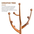 thumbnail image 3 of Foreate 71" Heavy Duty Wood Coat Rack Vintage Freestanding Large Tree Rack Stable Stand w/ 8 Branch Hooks Clothes Hanger for Corner Entryway Bedroom Office, 3 of 9