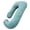 Dark Green, variant on Extra Large J-Shaped Pregnancy Pillow, Black Floral - Ultimate Body Support for Side Sleepers & Maternity Relief