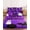 Purple, Violet, Grape, Obsidian, variant on Twin XL Size Fitted Sheet Set - Halloween 2 Piece Bedding Sets 16" Deep Pocket Fitted Sheet with 1 Pillowcases, Spooky Autumn Orange Cat Pumpkins Brushed Microfiber Hotel Luxury Bed Sheets