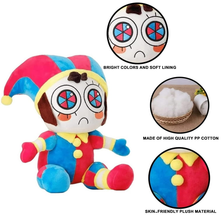  XUANHEMEN The Amazing Digital Circus Plush,Pomni and Jax Soft Stuffed  Animals Plush Toy for Children Friends Thanksgiving Christmas Birthday  Gifts. (2pcs) : Toys & Games