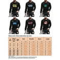 thumbnail image 2 of Frontwalk Mens Shirt Basketball Team Tee Letter Printed Crew Neck Jersey Tops Men Long Sleeve Pullover Blouse #05 M, 2 of 2
