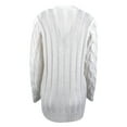 thumbnail image 6 of UTTOASFAY Coat Women'S Knit Cardigans Loose Slouchy Oversized Wrap Chunky Pocket Sweaters Coat White 4(S), 6 of 7