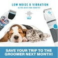 thumbnail image 3 of Paw Perfect Pet Hair Clipper Rechargeable Pet Hair Trimmer for Dogs, Cats and Other Animals, 3 of 7