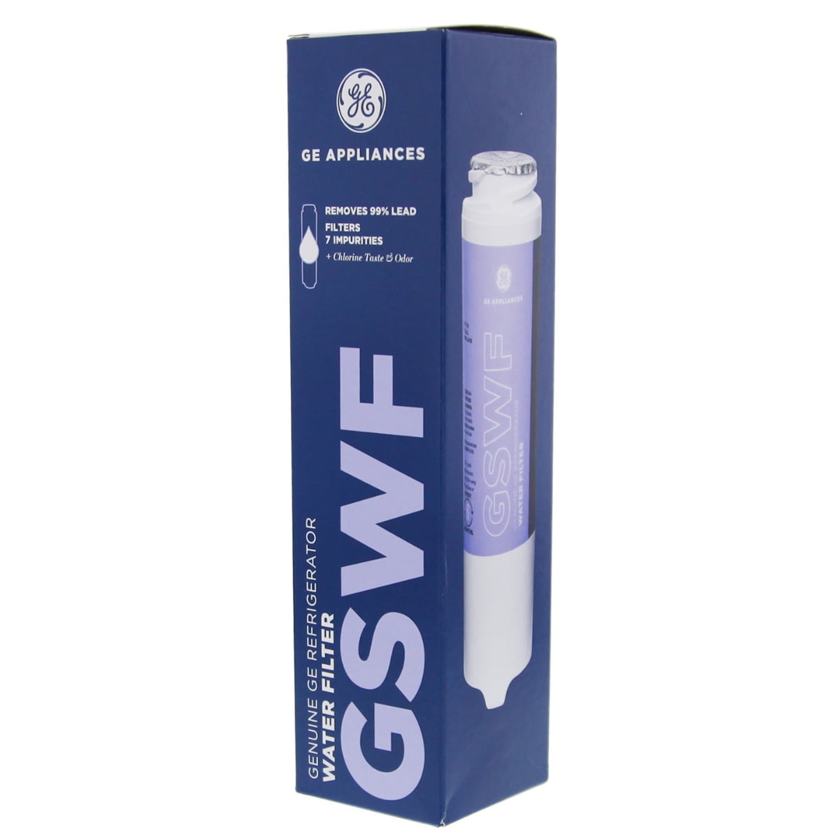 GE GSWF SmartWater Slim Refrigerator Water Filter (2-Pack)