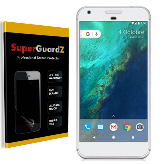 [2-Pack] For Google Pixel - SuperGuardZ Anti-Glare Matte [FULL COVER] Screen Protector, Edge-To-Edge Protect, Anti-Fingerprint, Anti-Scratch