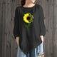 thumbnail image 2 of Camiseta de manga larga con cuello redondo y estampado informal a la moda de verano para mujer Fridja  fjkfkj1664, 2 of 4