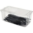 thumbnail image 4 of Pioneer Plastics 149C Clear Rectangular Plastic Container, 7.375" W x 3.6875" D x 3" H, Pack of 12, 4 of 4