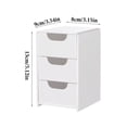 thumbnail image 6 of mdesiwst 1 Set Desktop Storage Box Modular 3-Drawer Organizer Scratch-Resistant Desk Drawers for Jewelry Stationery Cosmetics Storage And Organization, 6 of 8
