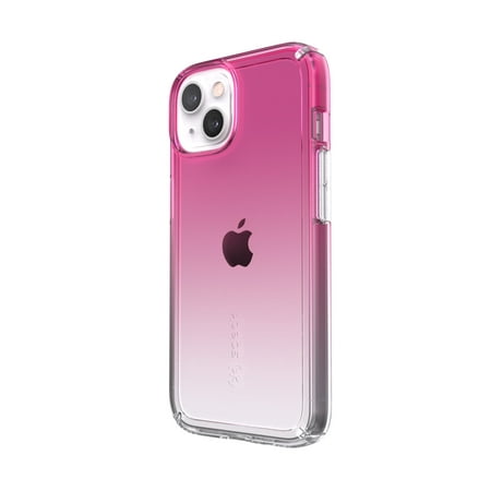 Speck iPhone 13 GemShell Ombre case in Clear/Clear/Pink