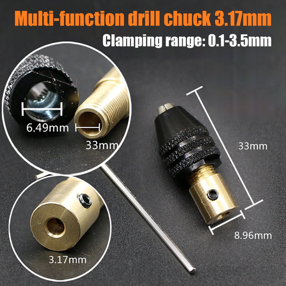 Mini 0.3-3.5mm Small For Mini Electronic Drill Chuck Bit Tool Set Universal c 
