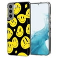 thumbnail image 1 of TalkingCase Thin Slim Case Compatible for Samsung Galaxy S22 5G, Funny Smiley Face Print, Lightweight, Flexible, Soft, USA, 1 of 7