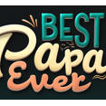 thumbnail image 3 of Decorative Stars Best Papa Ever Heart Elements Father's Day Family Celebration for Father's Day Party Indoor Decoration Family Gathering, 3 of 7