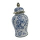 thumbnail image 5 of Jarra de jengibre azul y , tarro de almacenamiento para té, centros de mesa, maceta tradicional, jarrón de cerámica para arreglo de flores,, 5 of 8