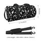 thumbnail image 2 of Balery Black White Leaves Bolsa de Gimnasio para Mujeres y Hombres, Bolsa de Viaje Impermeable, Bolsa de Fin de Semana con Compartimento para Zapatos y Bolsillo Húmedo, 2 of 6