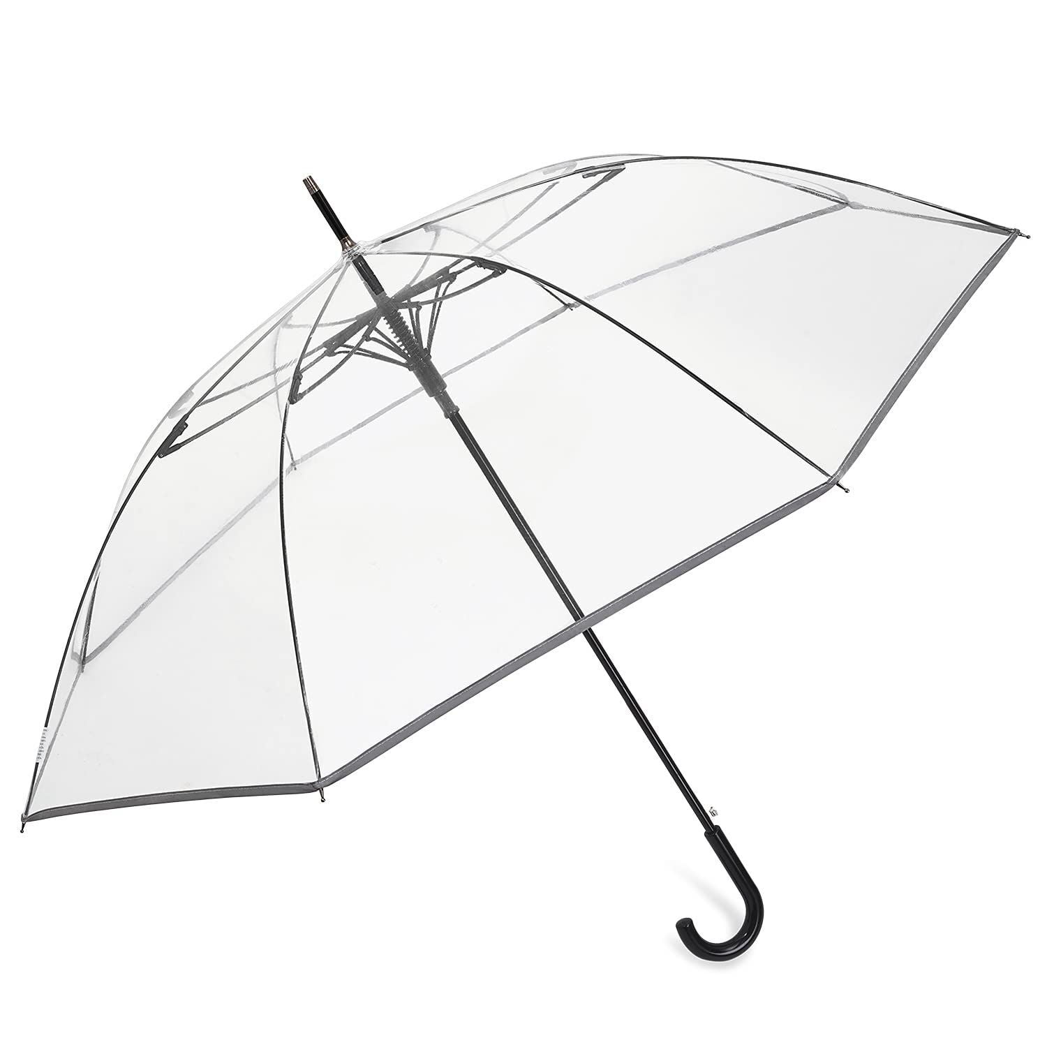 46" Arc Color-Changing Stripes Auto Umbrella-RainStoppers Rain/Sun UV Fashion 