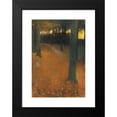 thumbnail image 2 of Lesser Ury 18x24 Black Modern Framed Museum Art Print Titled - Forest Landscape in the Evening Light (1890), 2 of 5