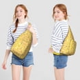thumbnail image 4 of Waterproof Hiking Backpack Sling Bag for Women – Lightweight Crossbody Bag with Adjustable Strap, Multipurpose Honeycomb Pattern Chest Bag for Travel & Outdoor Adventures – Cute Bee Lover Gift, 4 of 4