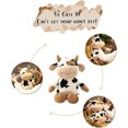 thumbnail image 3 of Cow Plush Toy, 16 Inch Stuffed Animal Doll, Soft Squeeze Hugging Pillow, Gift for All Ages and Occasions, 3 of 5