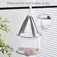 thumbnail image 5 of Kmbangi Foldable Makeup Brush Cleaning Pad Scrubber, Silicone Cosmetic Brush Cleaner Bowl Folding Brushes Drying Rack Net, 5 of 5