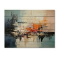 thumbnail image 3 of Designart "Asian Art modern Expression III" Abstract Collages Print on Natural Pine Wood, 3 of 5