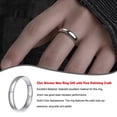 thumbnail image 3 of Guardurnaity Anillos simples para parejas, regalos de compromiso de boda, anillo elegante de plata de Color sólido para mujeres y hombres, accesorio de moda, Ropa, zapatos y accesorios Miscelánea 2 mm, 3 of 6