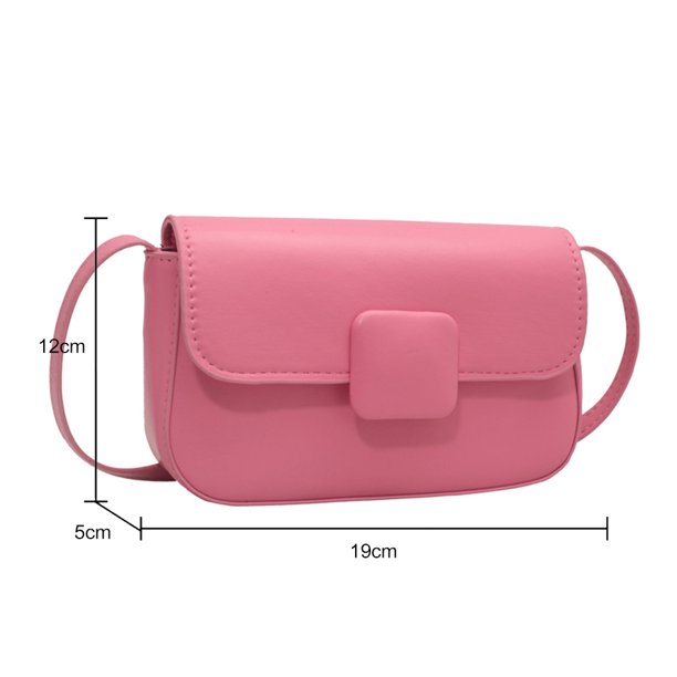 Bolsa de cuero PU de moda para mujer, pequeño de Color caramelo, bandolera de hombro Ndcxsfigh Para Estrenar