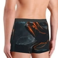 thumbnail image 5 of Balery Blue and Red Roses Artwork Men's Boxer Briefs, Soft and Breathable Cotton Underwear with nylon Waistband-Large, 5 of 9