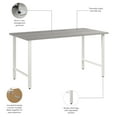 thumbnail image 6 of Bush Business Furniture Hustle 60W x 30D Computer Desk in Platinum Gray, 6 of 9