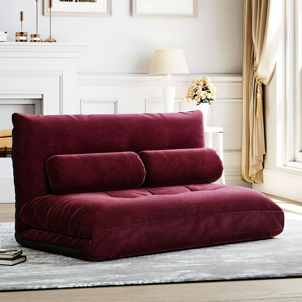 Folding Lazy Sofa, Floor Chair/Sofa Bed, Backrest Adjustable Folding