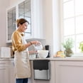 thumbnail image 2 of HOLDN’ STORAGE 6L Compost Bin Kitchen for Countertop, Hang-on Cabinet Door, Small Trash Can with Lid, Odor Control, Stainless Steel, Fingerprint-Resistant, for Bathroom, RV, Office, 2 of 7
