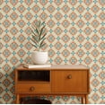 thumbnail image 2 of S4sassy Self Adhesive Wallpaper, Yellow Geometric Wallpaper, Bold Removable DIY Vinyl Tile Pattern Wall Covering, Textured Peel and Stick Contact Paper for Entryway wall, Kitchen Backsplash-25"x240", 2 of 9