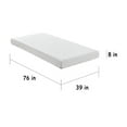 Better Home Twin Size Waterproof Bed Protective Cover, Fitted Vinyl Mattress Protector