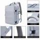 thumbnail image 4 of Multifunctional Travel Backpack, Airline Approved Waterproof Casual Daypack, Carry On 15.6inch Laptop Schoolbag, Backpack With Chest Bag Or Small Bag, 4 of 5