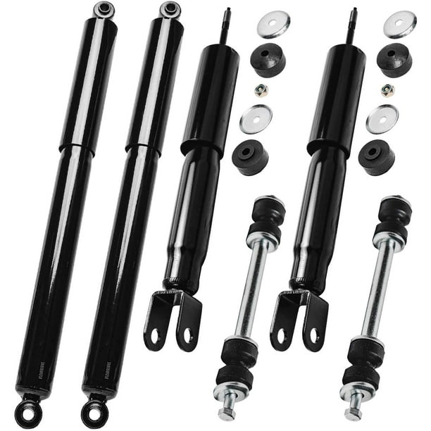 Detroit Axle 4WD Front Shock Absorbers Sway Bars Rear Shocks
