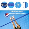 thumbnail image 3 of Red de voleibol portátil SINHOWANG, 9,9 x 0,9 m, resistente, azul y blanca, 3 of 7