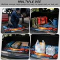 thumbnail image 3 of KEIAHUAN Tropical Sunset Palm Tree Car Trunk Mat 29" x 39" Universal Scratchproof Cargo Liner, Non Slip Car Accessories Universal Fit for Most Sedans SUV, 3 of 6