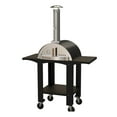 thumbnail image 3 of WPPO WKK-01S-WS-Orange 25 in. Karma Wood Fired Ovens with Stand, Wheels & Side Shelves, Orange, 3 of 4