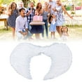 thumbnail image 4 of Ala de plumas niños ala de cosplay traje de ala Ala de plumas Adultos niños Cosplay Ala vívida Accesorio de disfraz para Halloween Fiesta de Navidad Blanco M 60 X 45 cm / 236 X ANGGREK Otros, 4 of 8